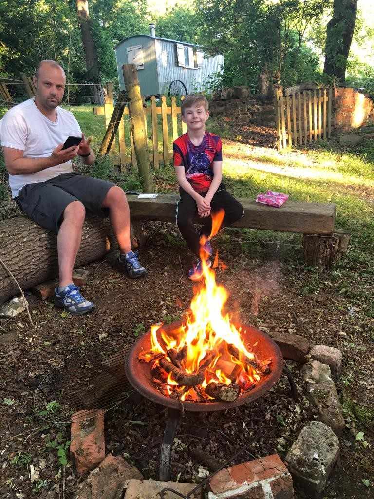 Our Shepherds Huts at Waydown - Fire Pits